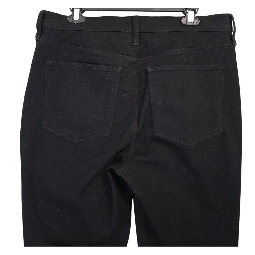 J.Crew Essential Straight Pants‎ Mens 32 Black Fair Trade Cotton Blend